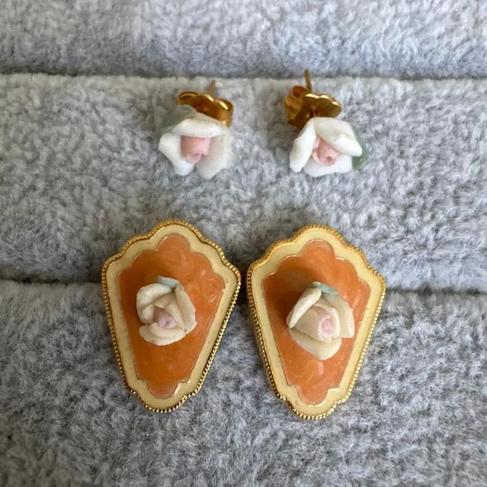 Unbranded Women's White and Orange Jewellery